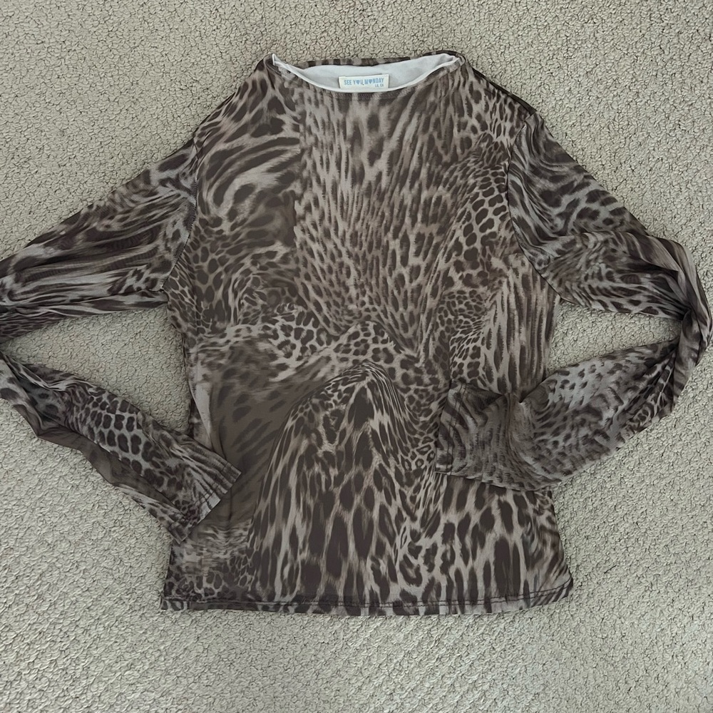 Cheetah Print SYM Long Sleeve